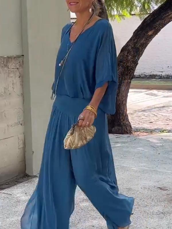 Esmeralda | completo elegante a gamba larga