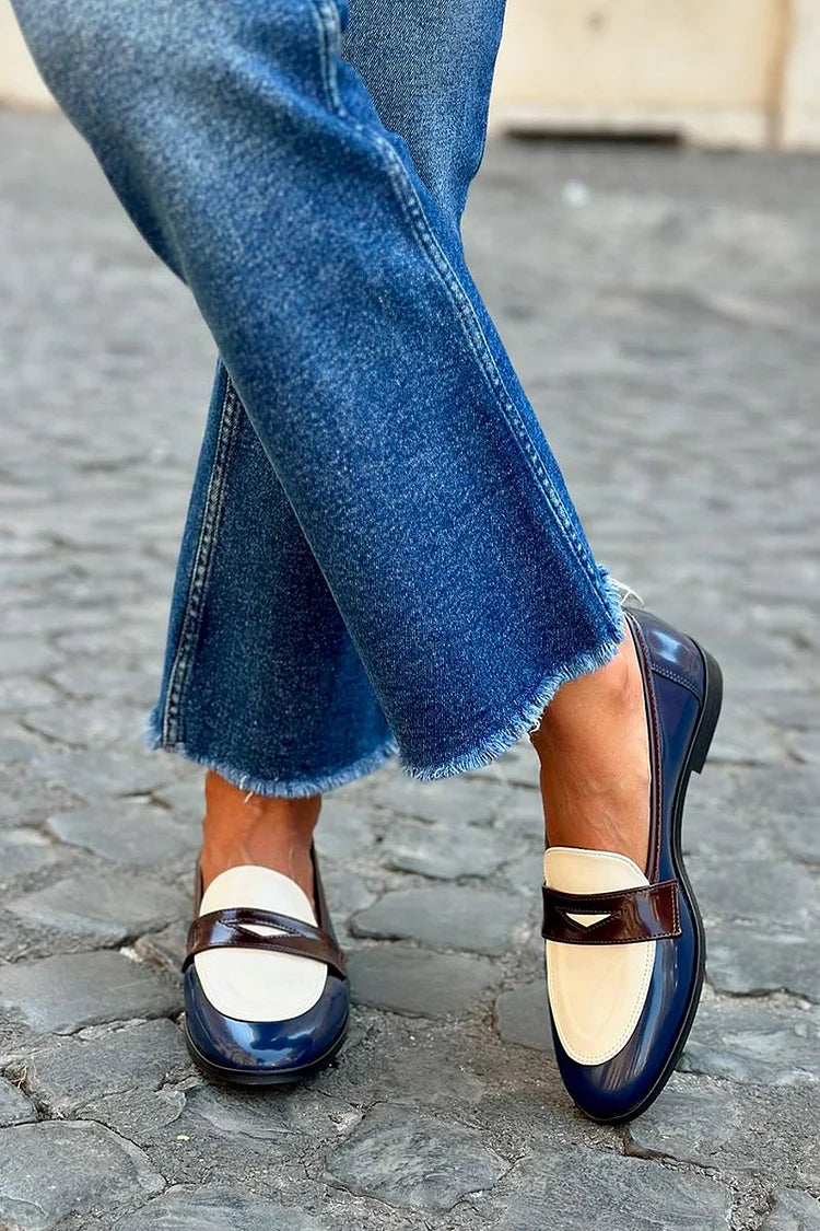 Daniela | Mocassino Blu Navy