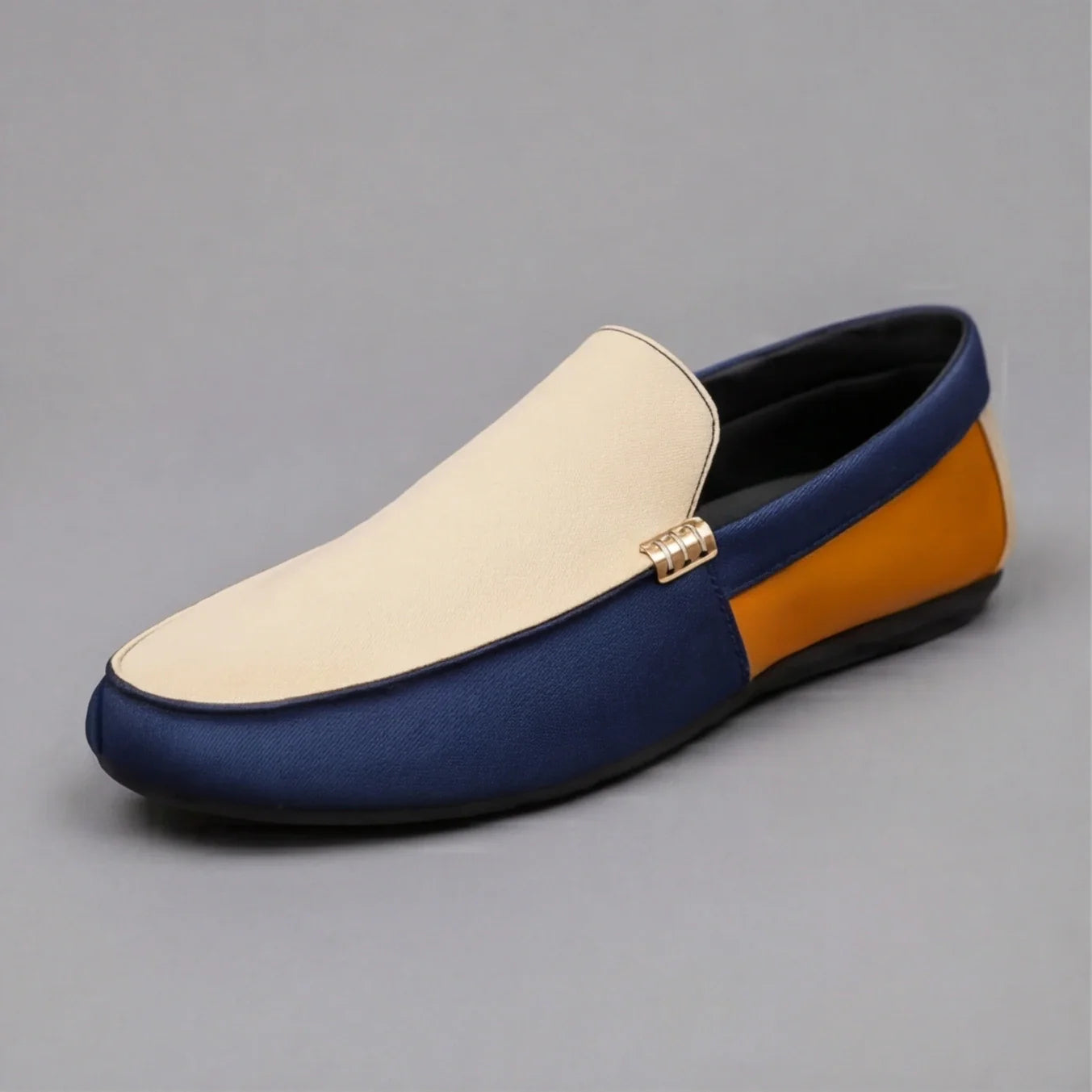 Adriano | Loafer Canvas Uomo - Beige