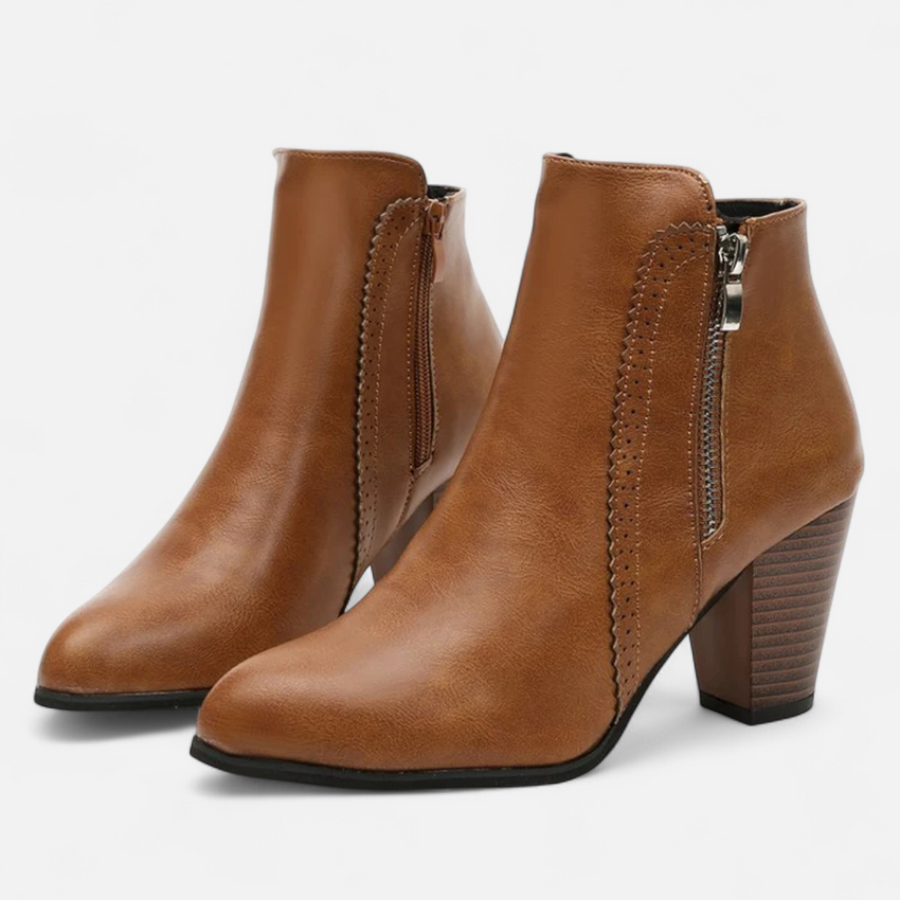 Tarsila | Stivaletti Retro con Zip Laterale