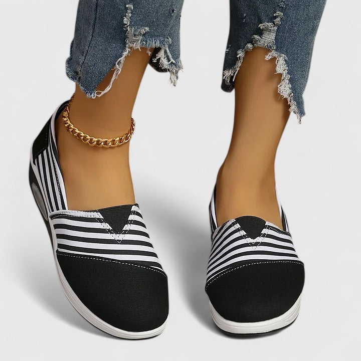 Stella | Sneaker Ortopedica a Righe