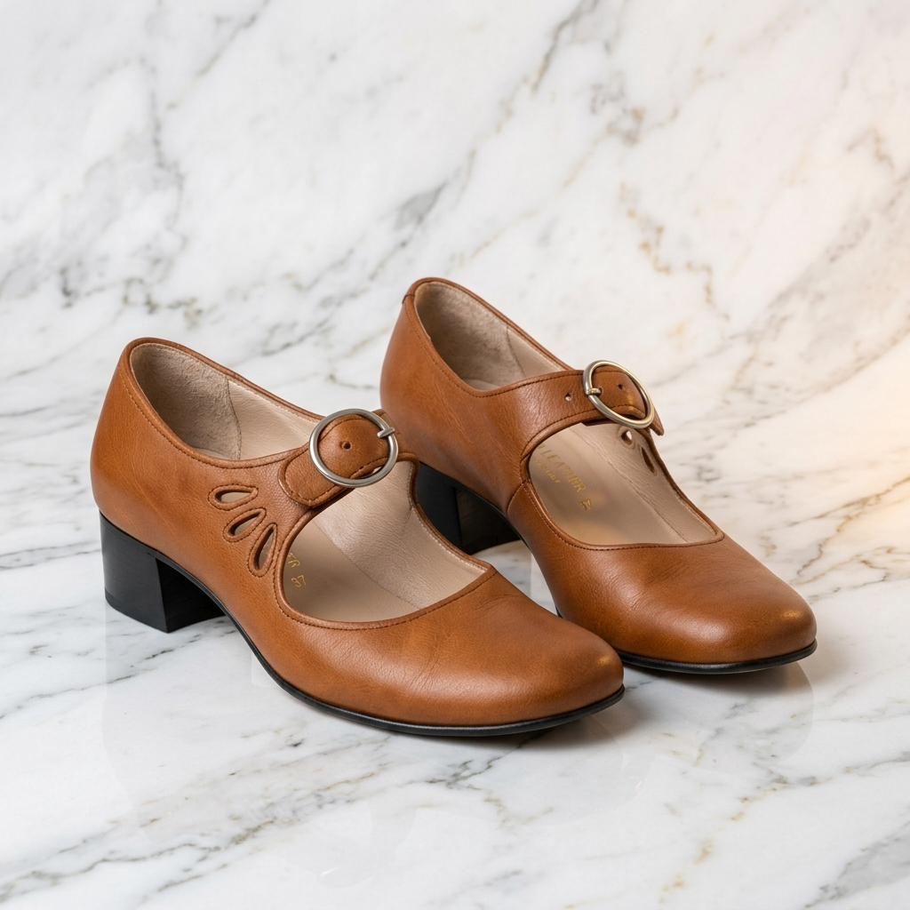 Clara - Scarpin Elegante em Couro Sintético