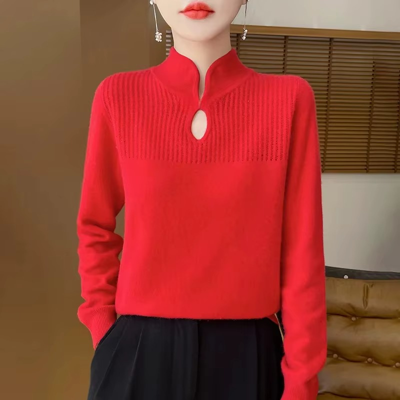 Uma - Maglione a maniche lunghe con collo alto