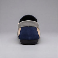 Adriano | Loafer Canvas Uomo - Blu