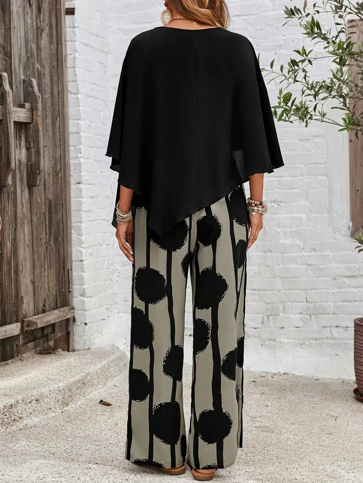 Aaliyah | set due pezzi con vita elastica