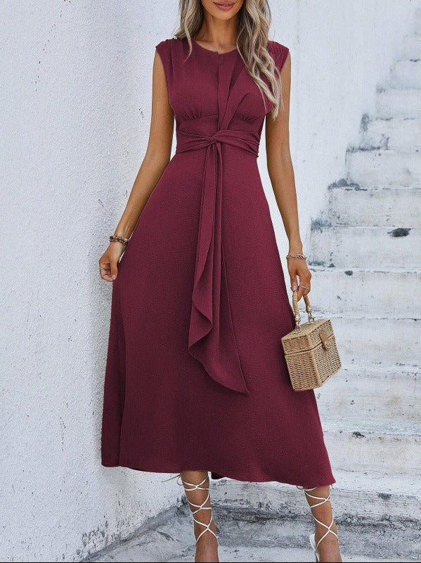Eva | Vestido elegante sin mangas con cintura ajustable
