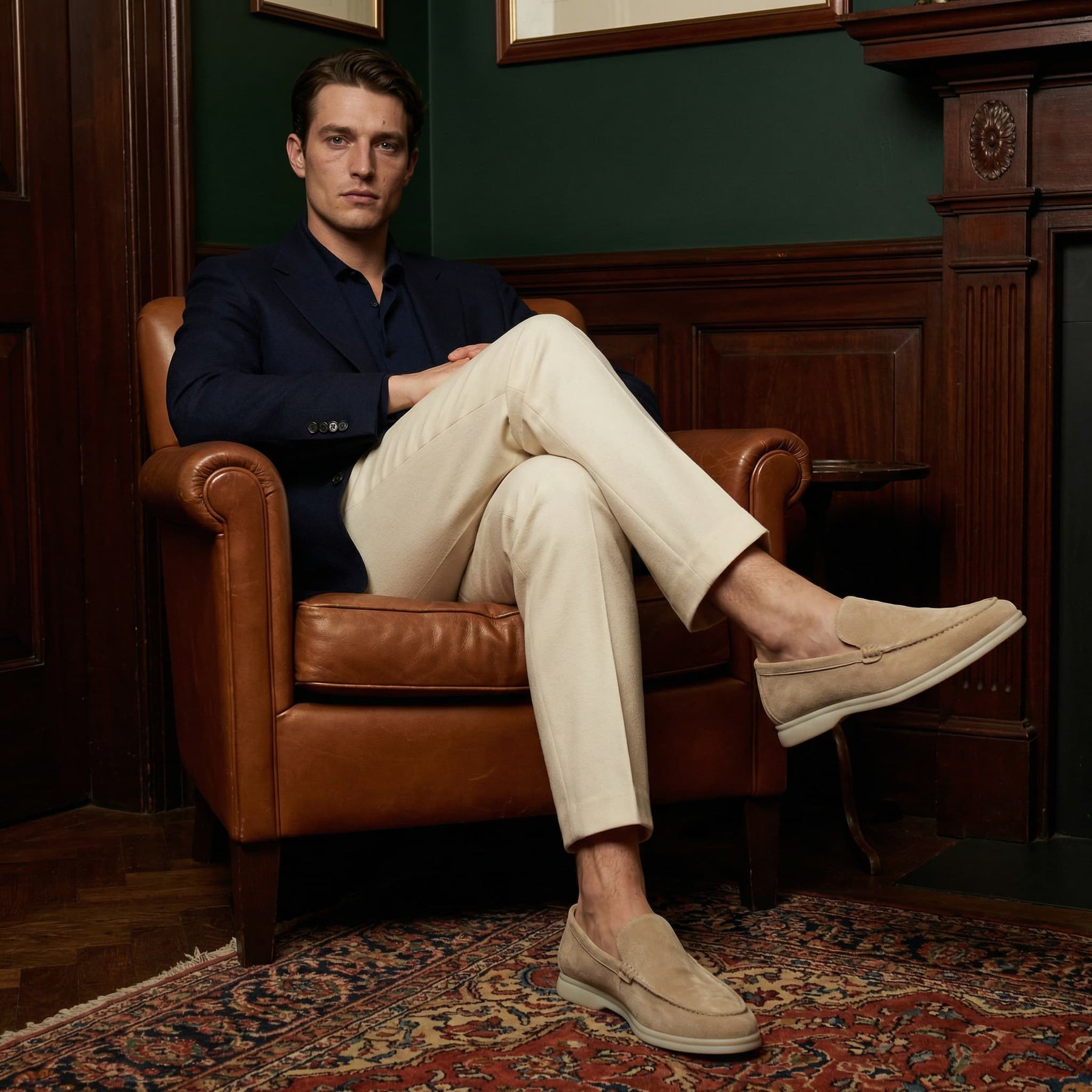 Bruno mocassino Beige