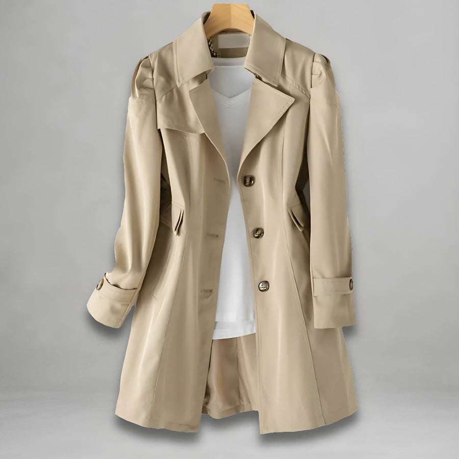 Ariana - Trenchcoat di raso chic