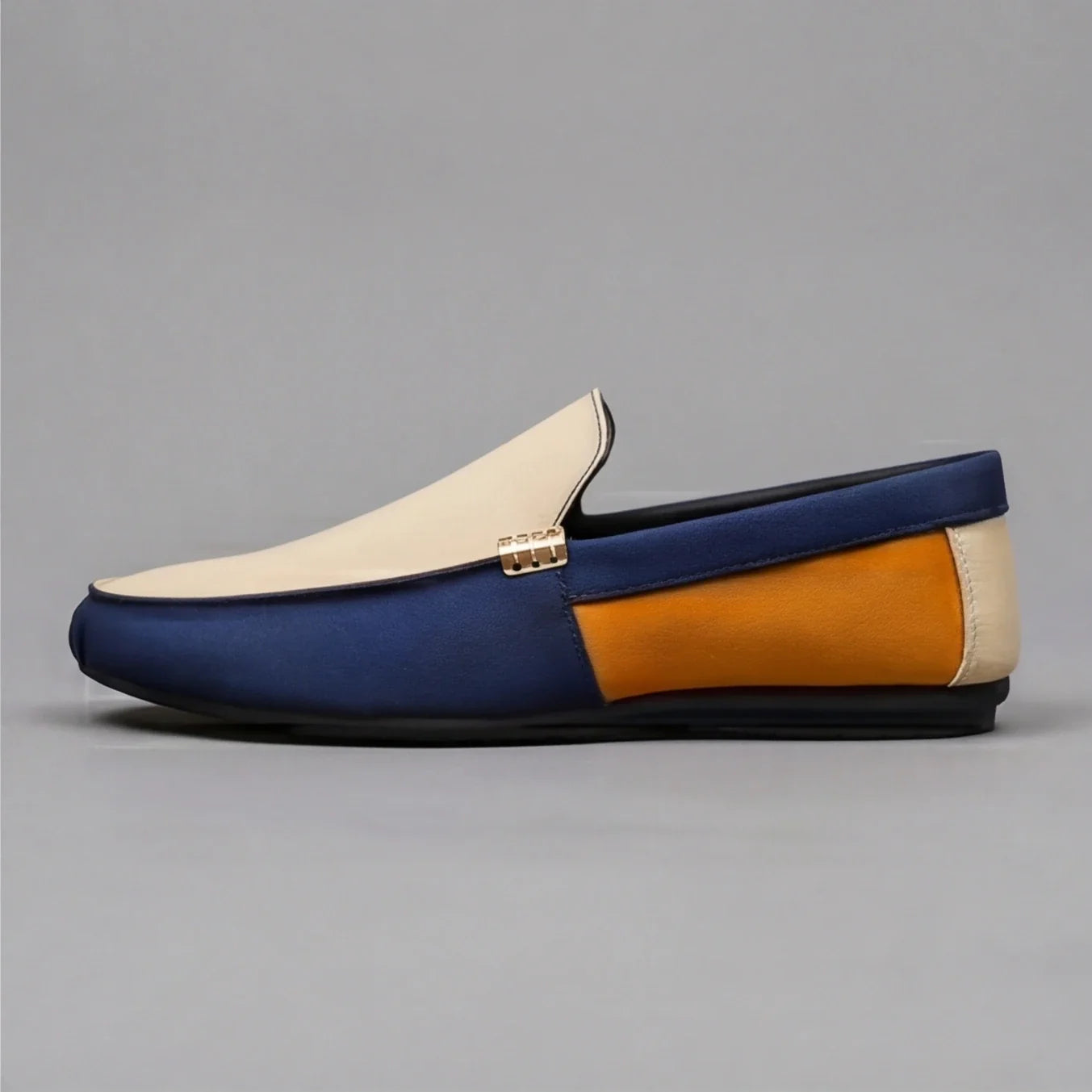 Adriano | Loafer Canvas Uomo - Beige