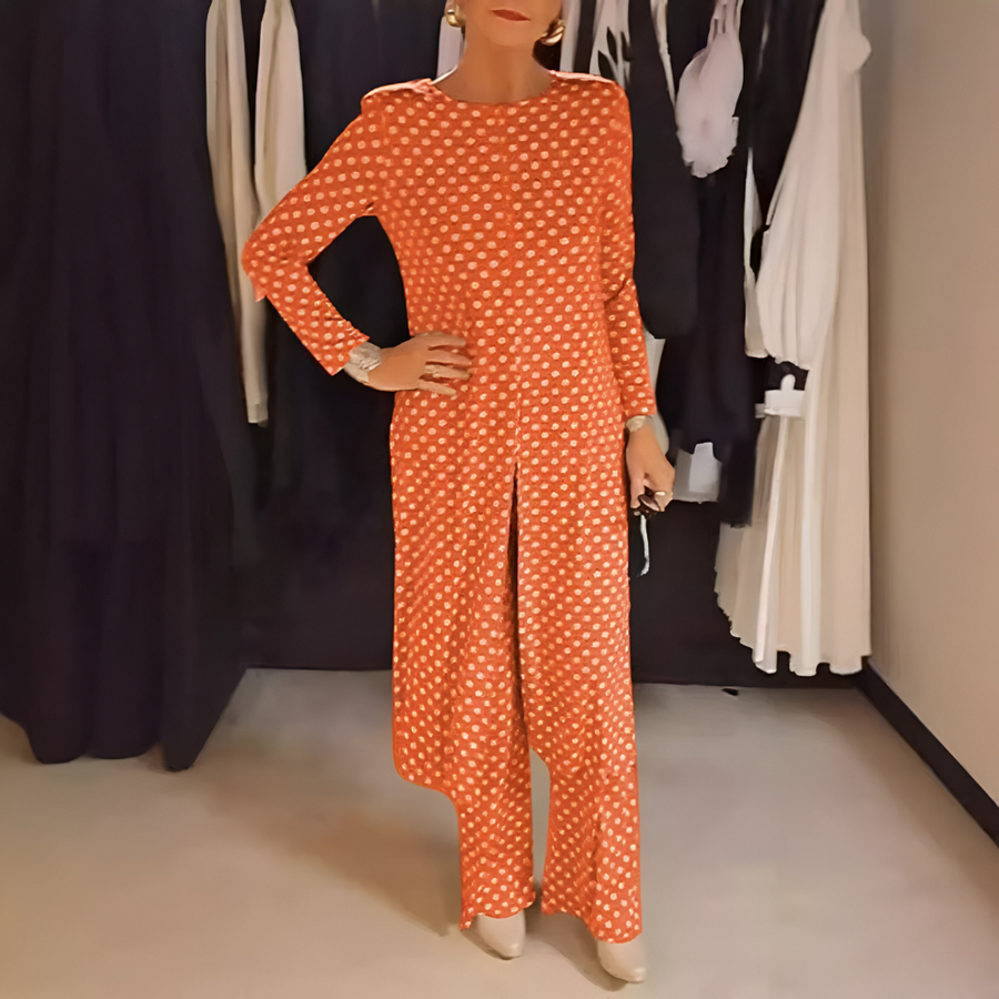 Marcella | completo a pois chic