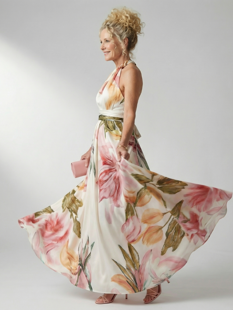 Sandra | Abito Maxi Floreale Leggero