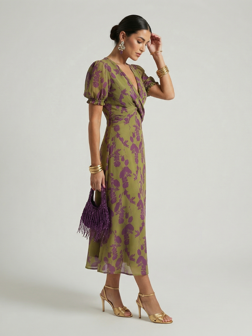 Virel | Abito midi floreale relaxed