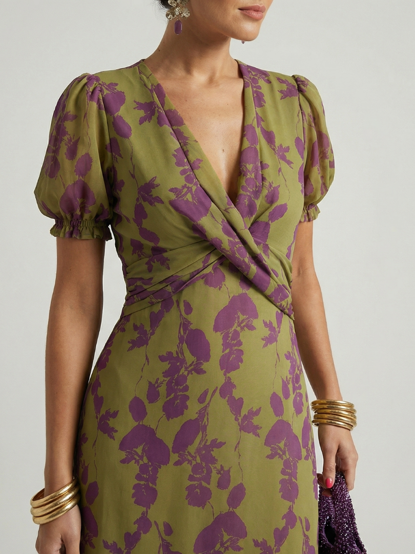Virel | Abito midi floreale relaxed