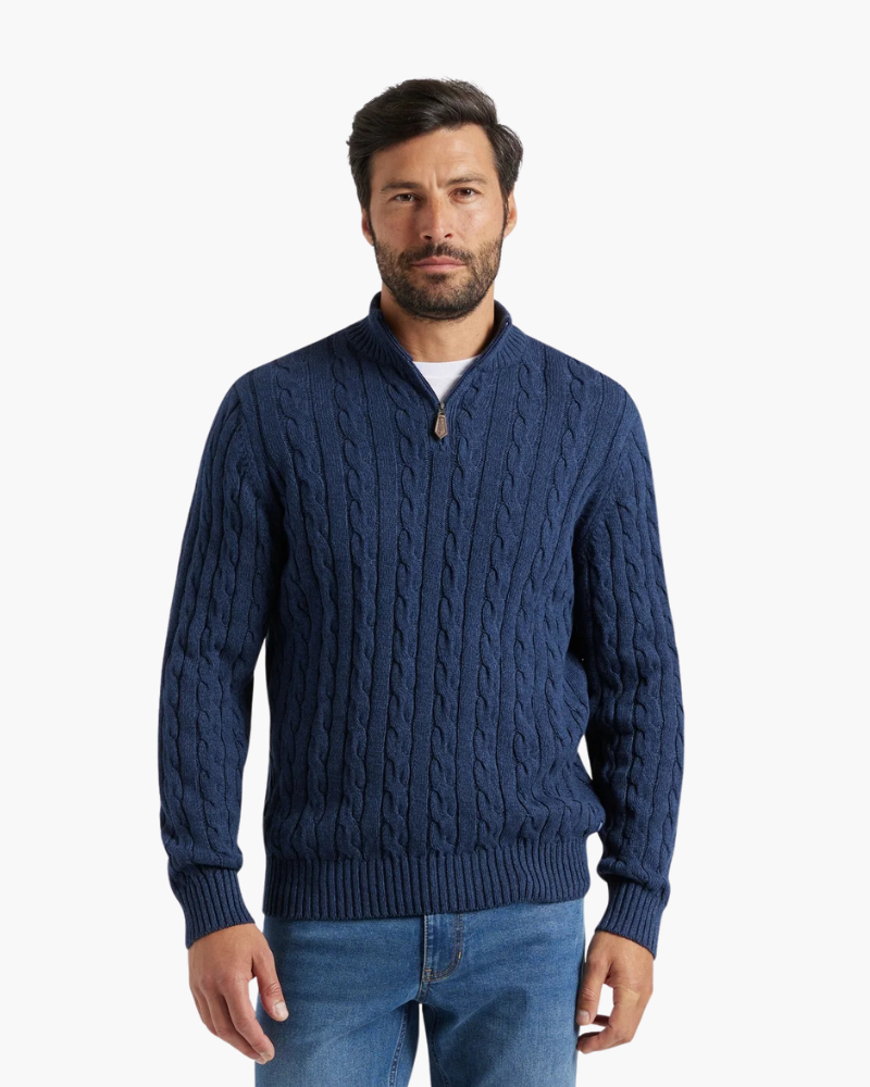 Omar | Maglione Con Zip Uomo