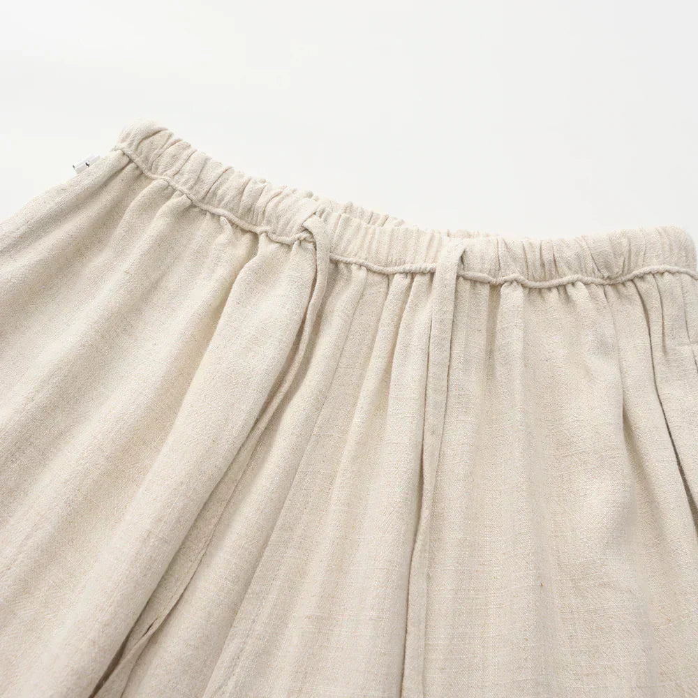 Vincenzo | Pantaloni slim in lino