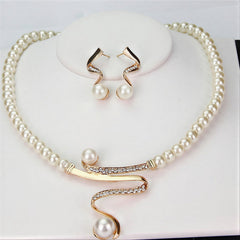 Set Collana di Perle Naturali