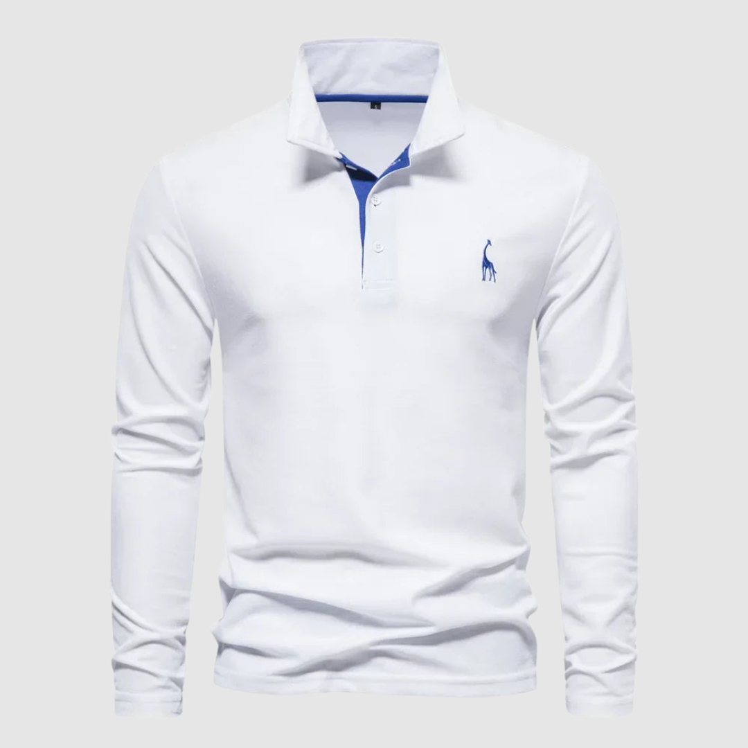 Audren | polo elegante a maniche lunghe