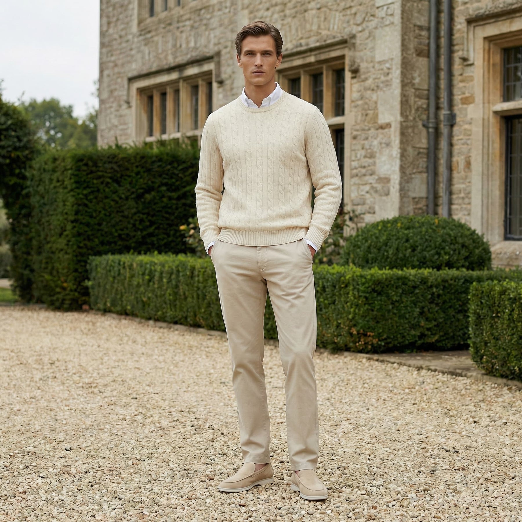 Bruno mocassino Beige