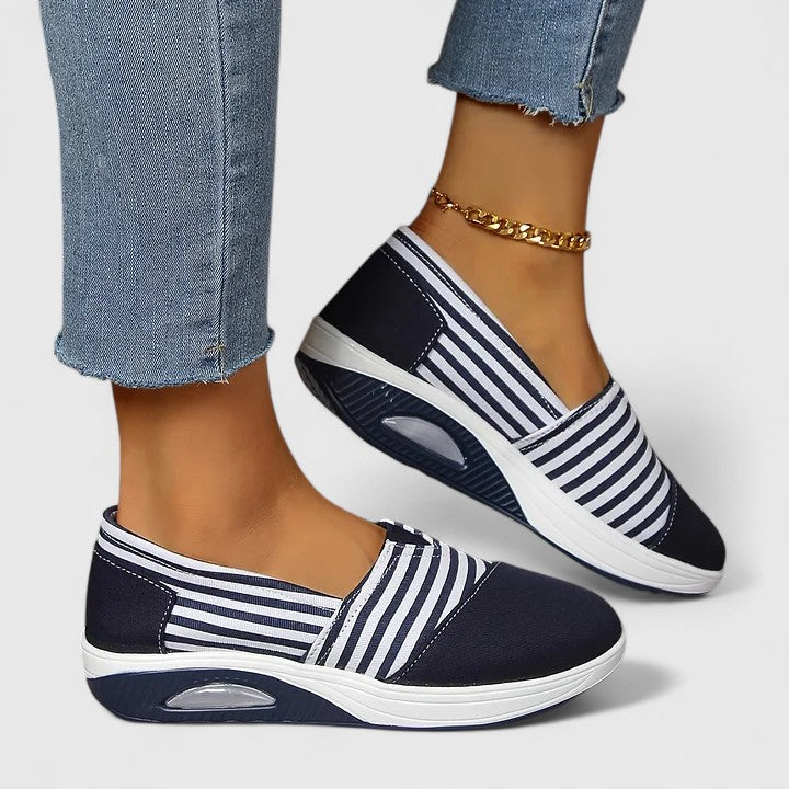 Stella | Sneaker Ortopedica a Righe