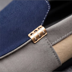Adriano | Loafer Canvas Uomo - Blu