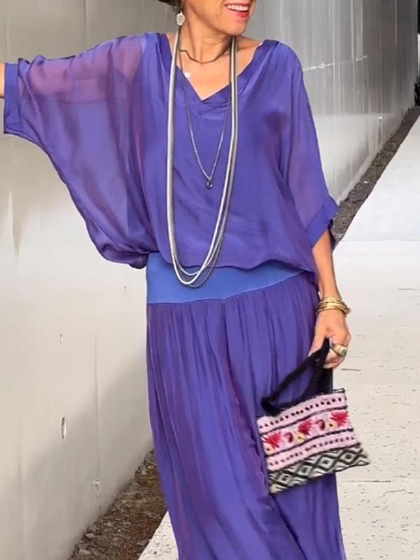 Esmeralda | completo elegante a gamba larga