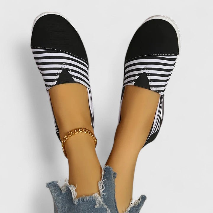 Stella | Sneaker Ortopedica a Righe