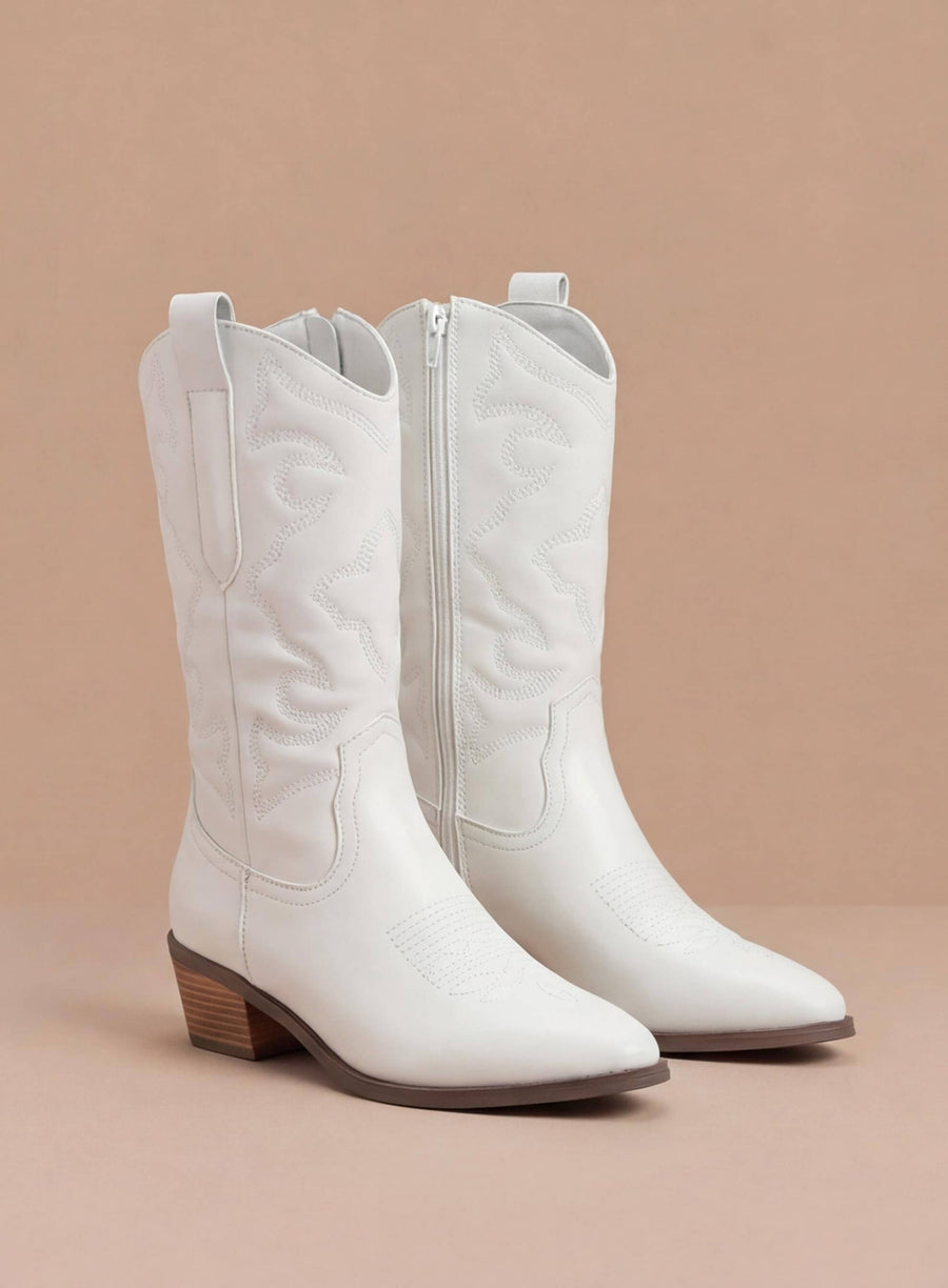 Nova | Stivale Western Metallizzato