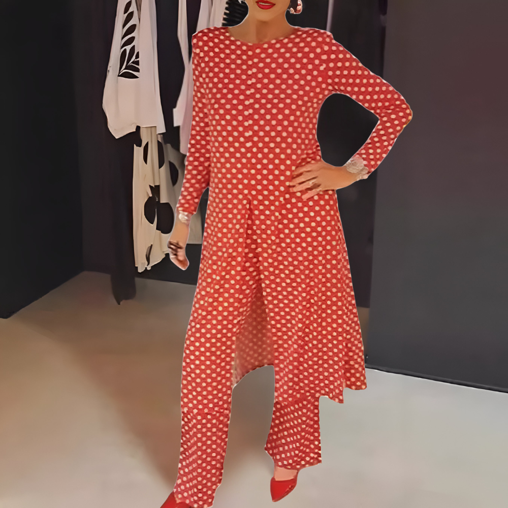 Marcella | completo a pois chic