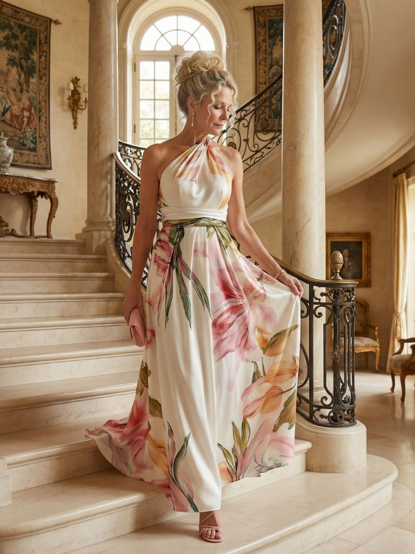 Sandra | Abito Maxi Floreale Leggero