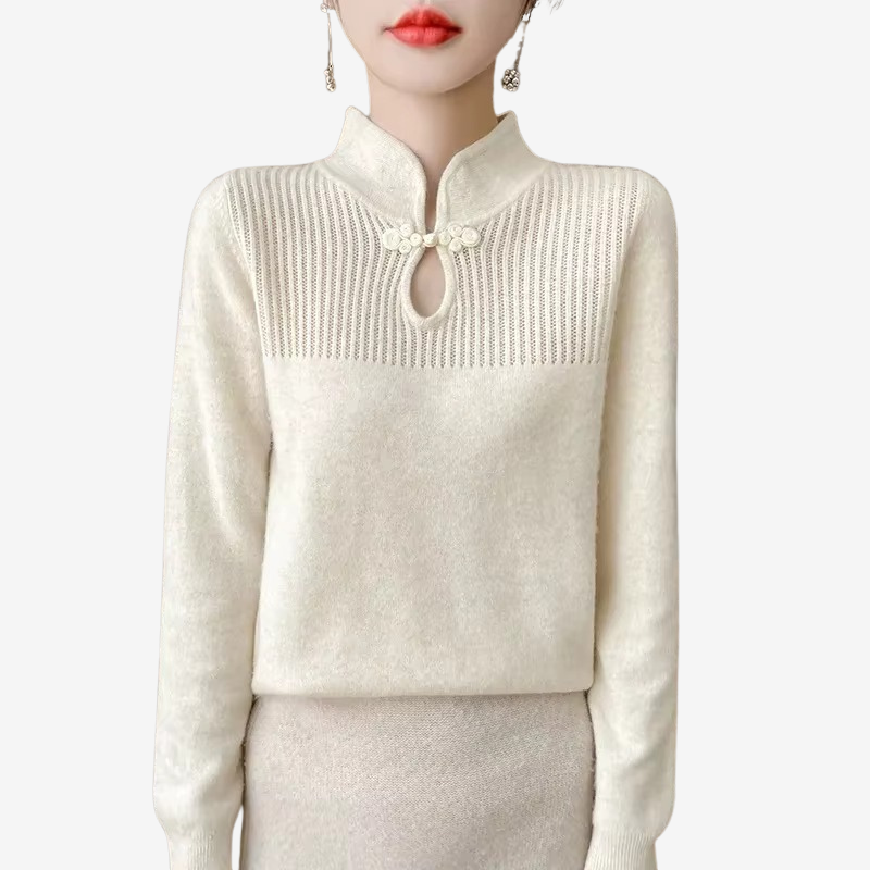 Uma - Maglione a maniche lunghe con collo alto
