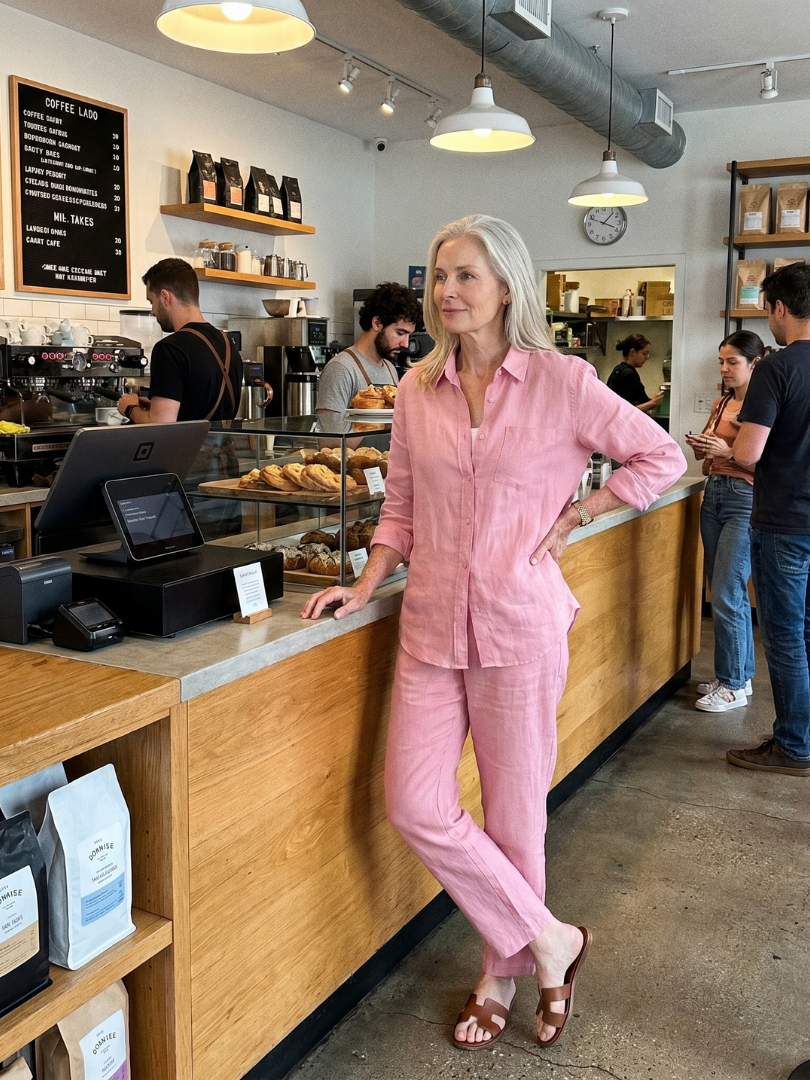 Nora | Completo Camicia a Maniche Lunghe e Pantaloni Affusolati