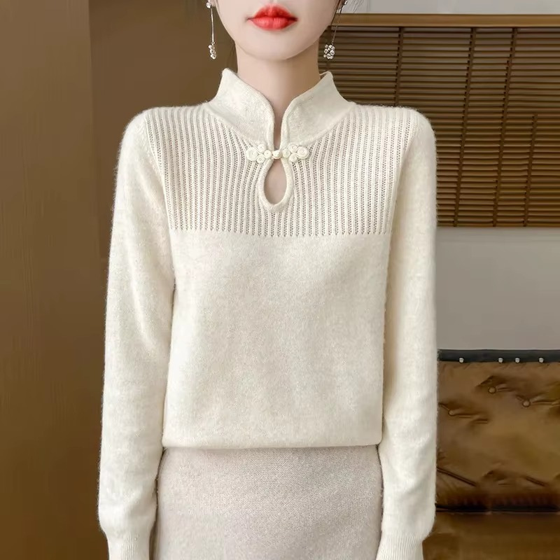 Uma - Maglione a maniche lunghe con collo alto