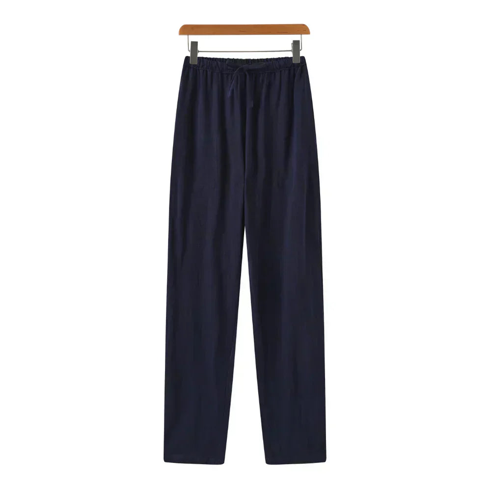 Vincenzo | Pantaloni slim in lino