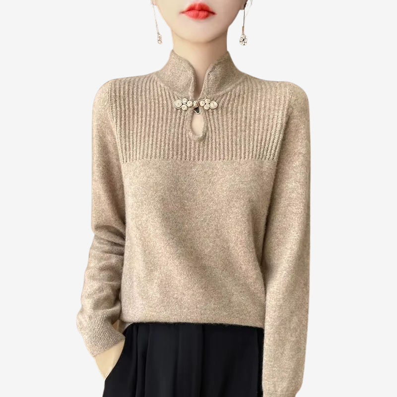 Uma - Maglione a maniche lunghe con collo alto