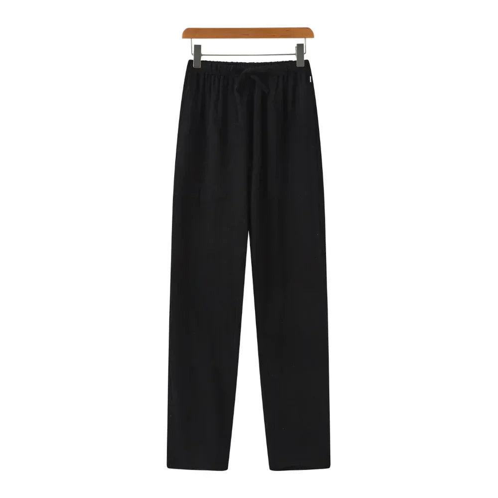 Vincenzo | Pantaloni slim in lino