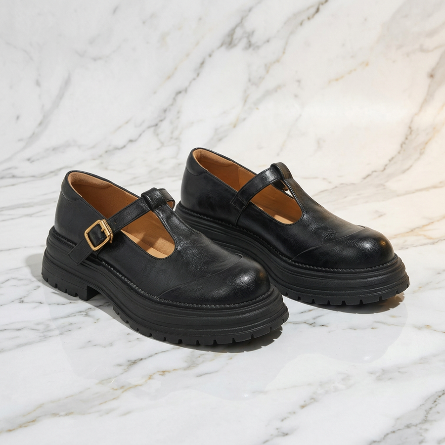 Mary Jane - Scarpa Elegante in Pelle