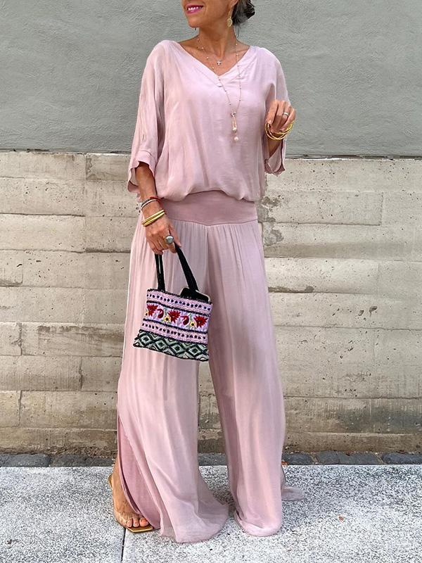 Esmeralda | completo elegante a gamba larga