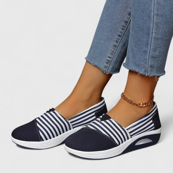 Stella | Sneaker Ortopedica a Righe