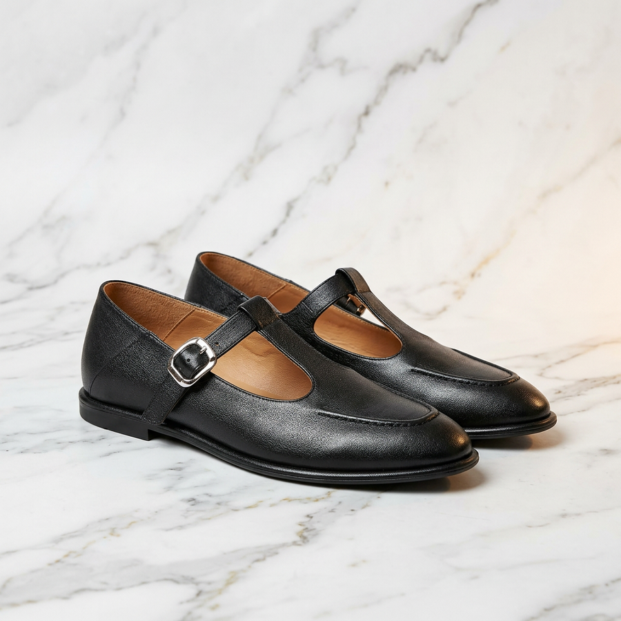 Camilla - Scarpe Mary Jane Ortopediche con Tacco Basso