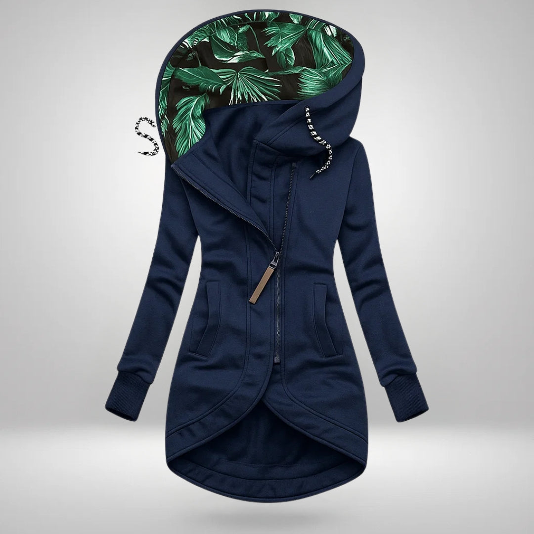 Denise | Cappotto Lungo Trapuntato con Cappuccio