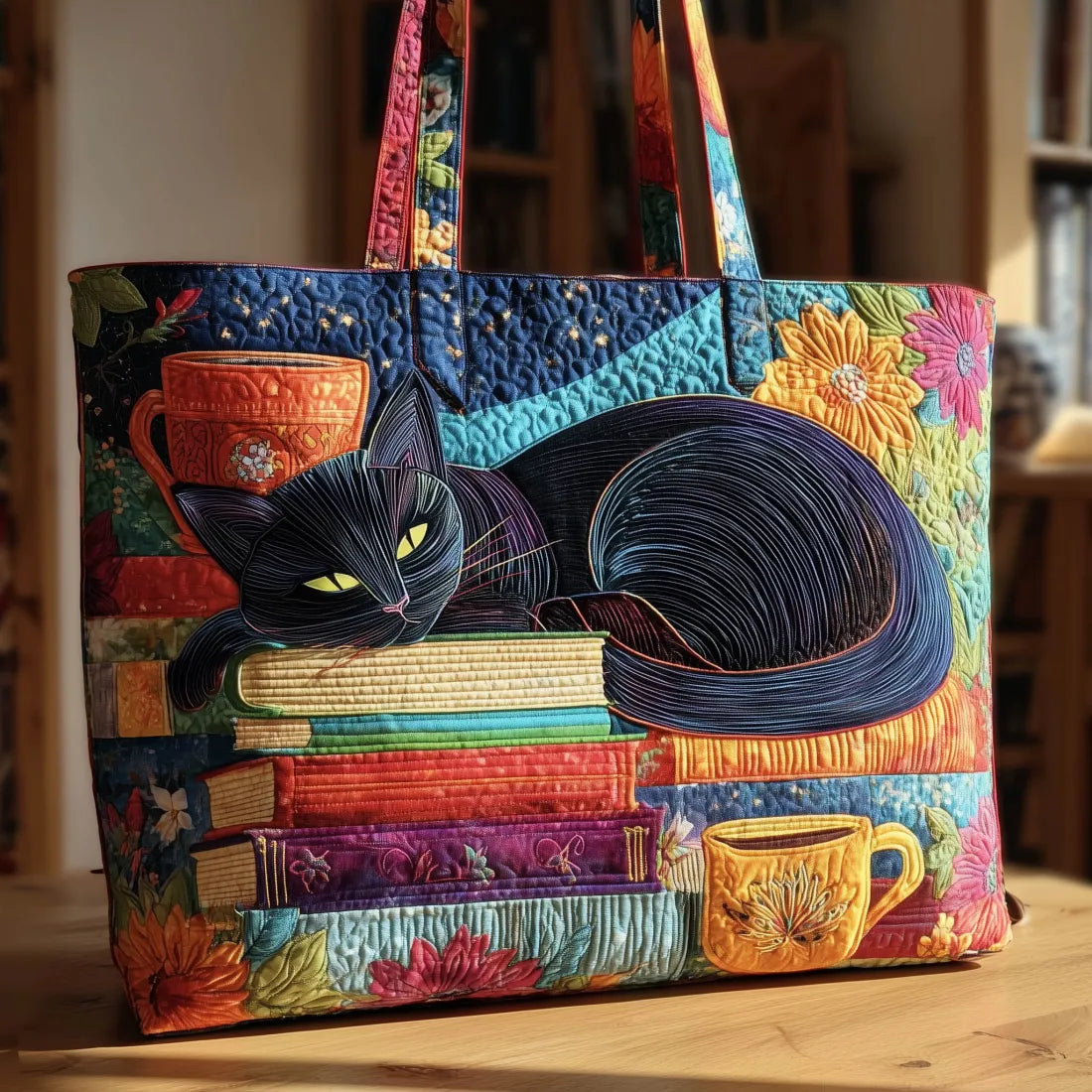 Gatto Nero - Borsa Tote Trapuntata Elegante