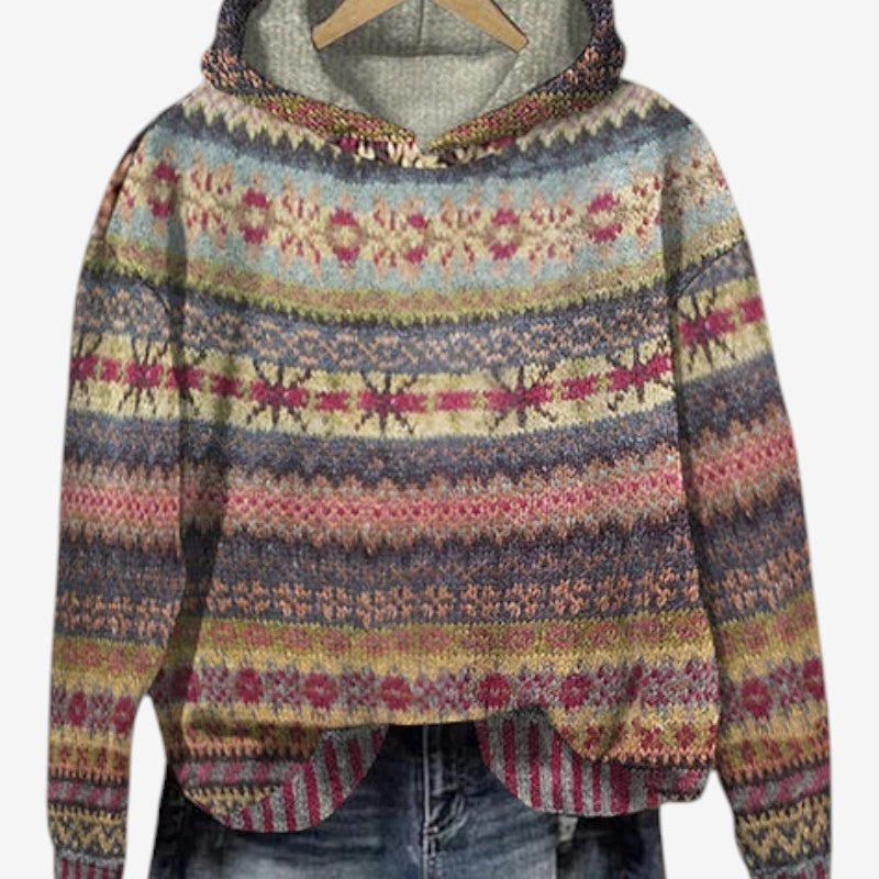 Chelsea – Maglione con cappuccio, maniche lunghe e vestibilità ampia