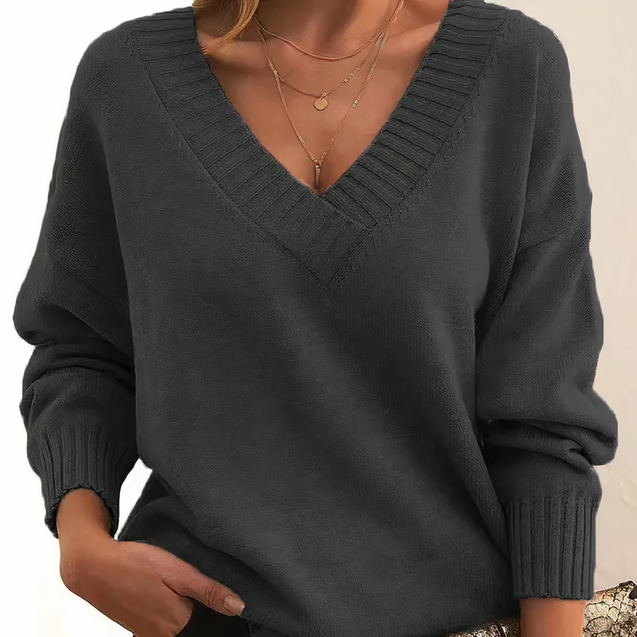 Scarlett – Maglione a collo alto con maniche lunghe e vestibilità ampia