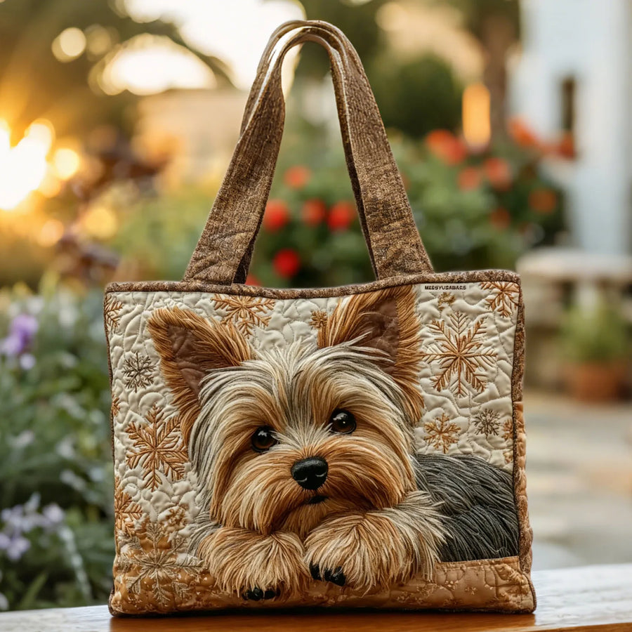 Yorkie - Borsa Tote Imbottita Chic
