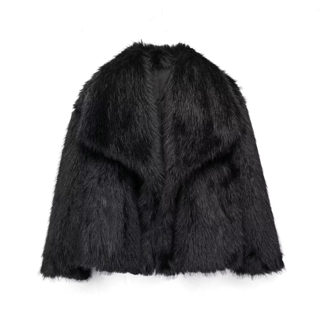 Ilaria | Cappotto Corto in Pelliccia Sintetica