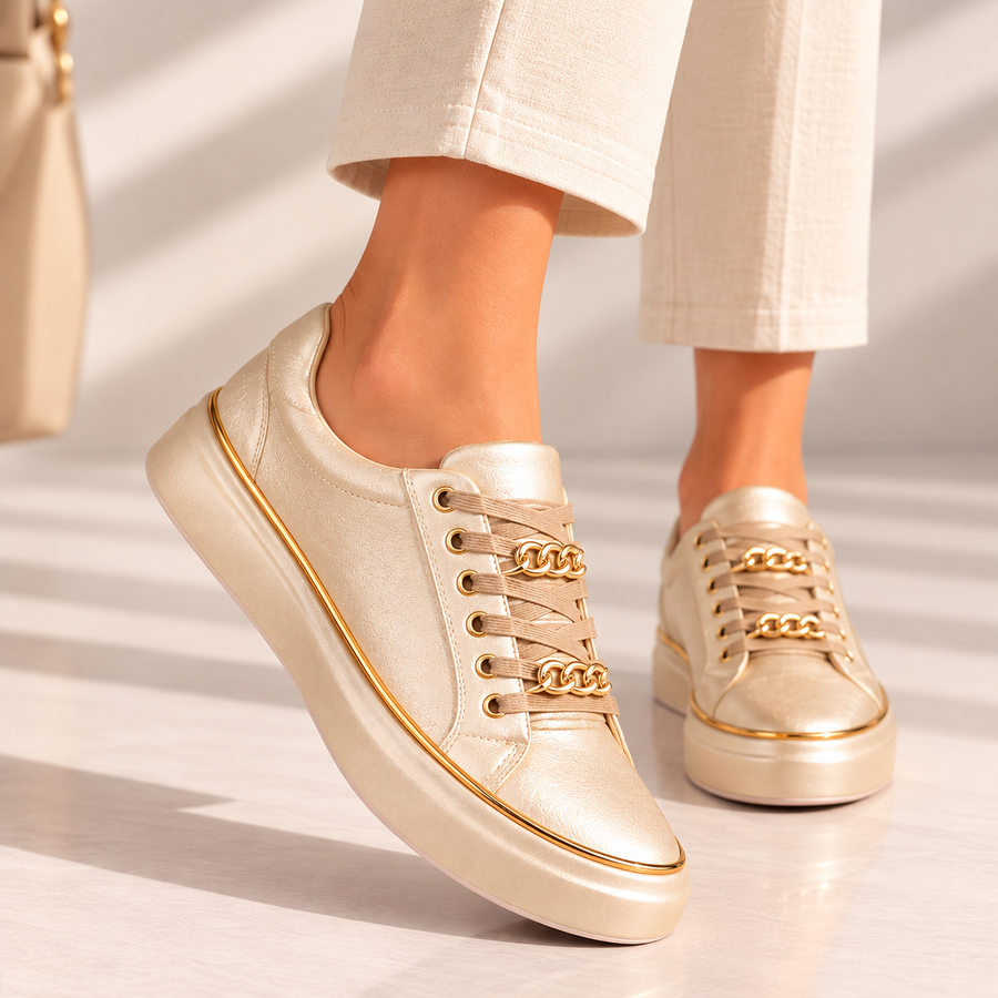 Marika | Sneakers Platform con Catenina