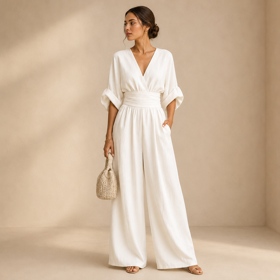 Chiara Luce Jumpsuit - Bianco