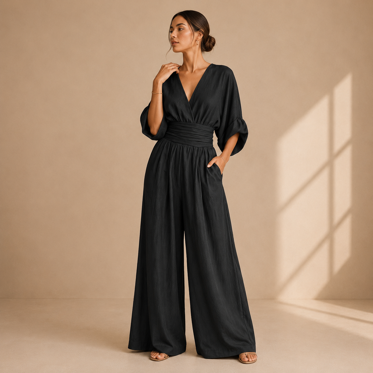 Chiara Luce Jumpsuit - Nero
