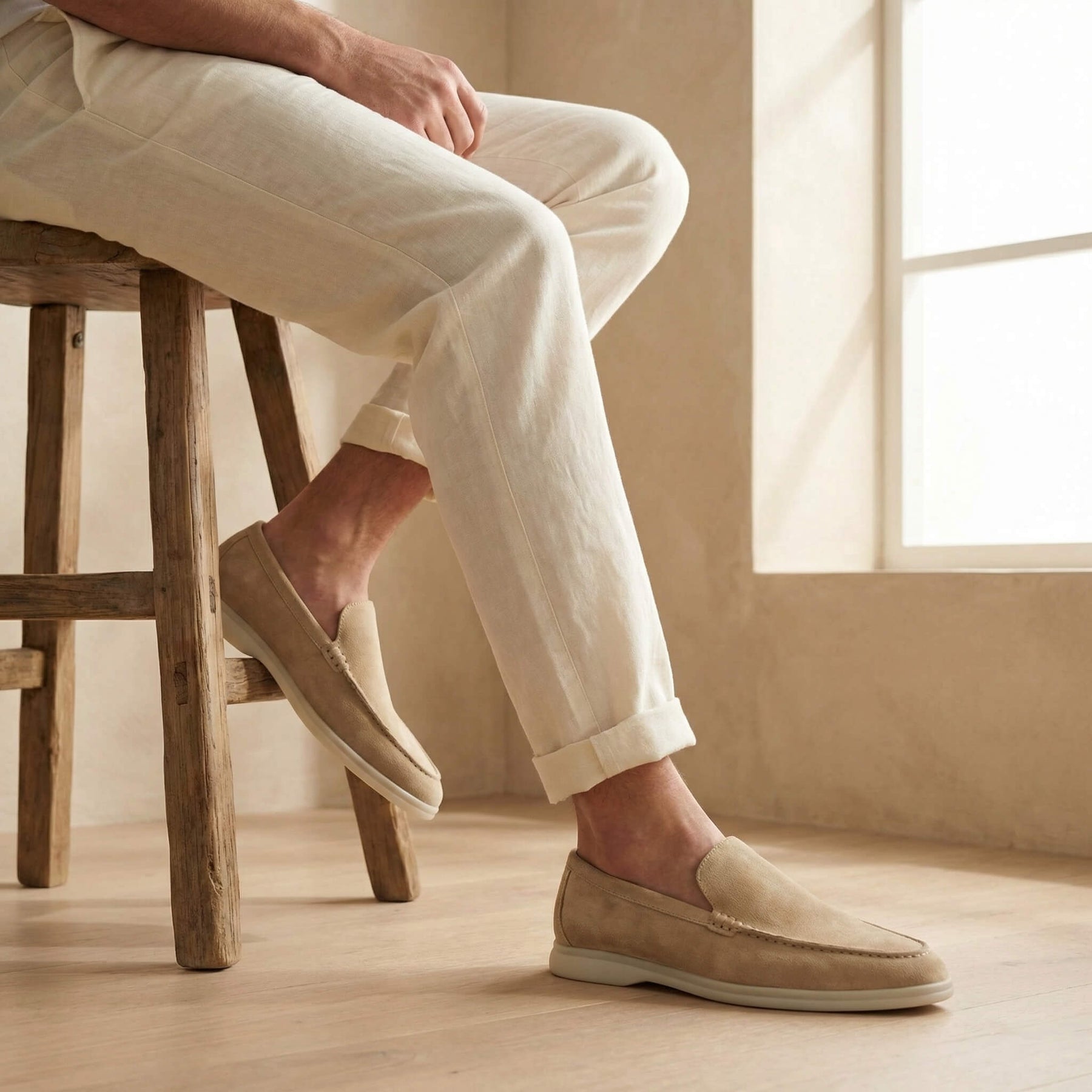 Bruno mocassino Beige
