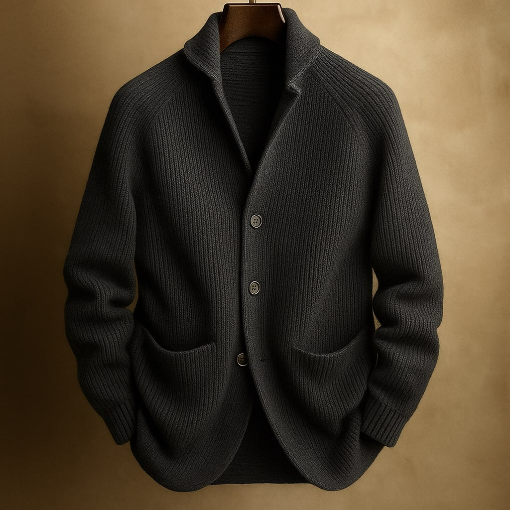 Santino | Cardigan In Maglia A Coste